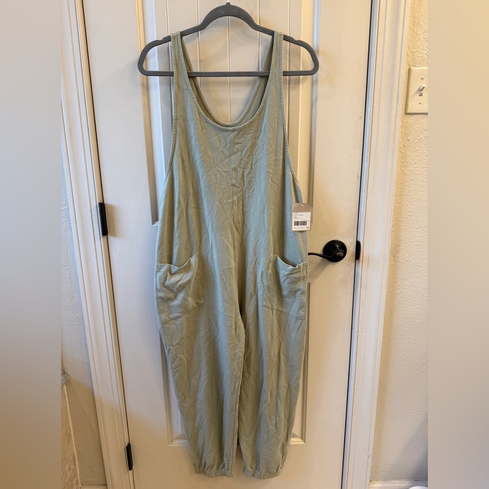 Pact Sage Green Jumpsuit with tags